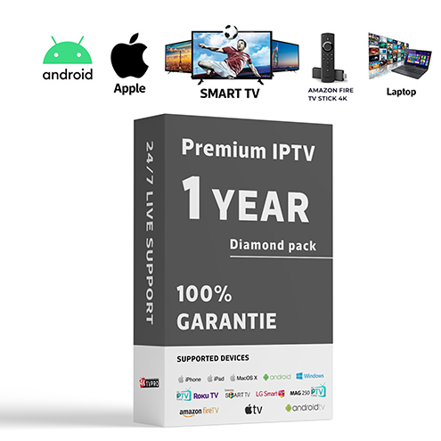 1 Year Premium IPTV Subscription